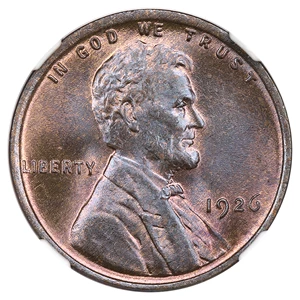 image for: 1926 1c NGC MS65 RB