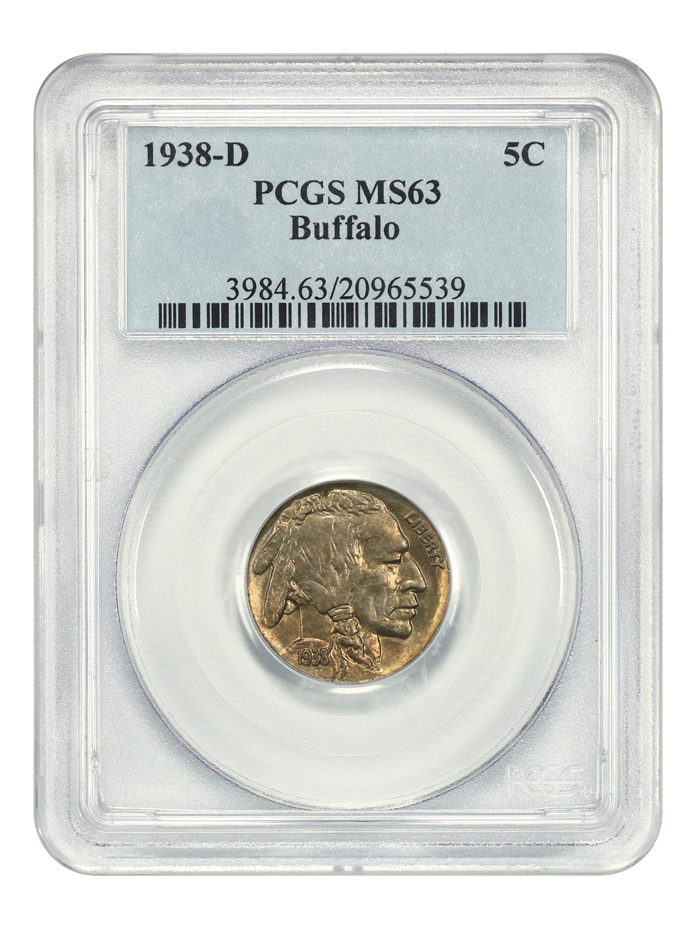 1938-D 5c Buffalo VG10 thumbnail 24