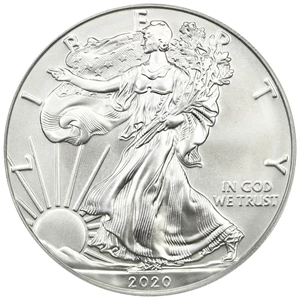 image for: 2020-W Silver Eagle $1 PCGS SP70 (Burnished)