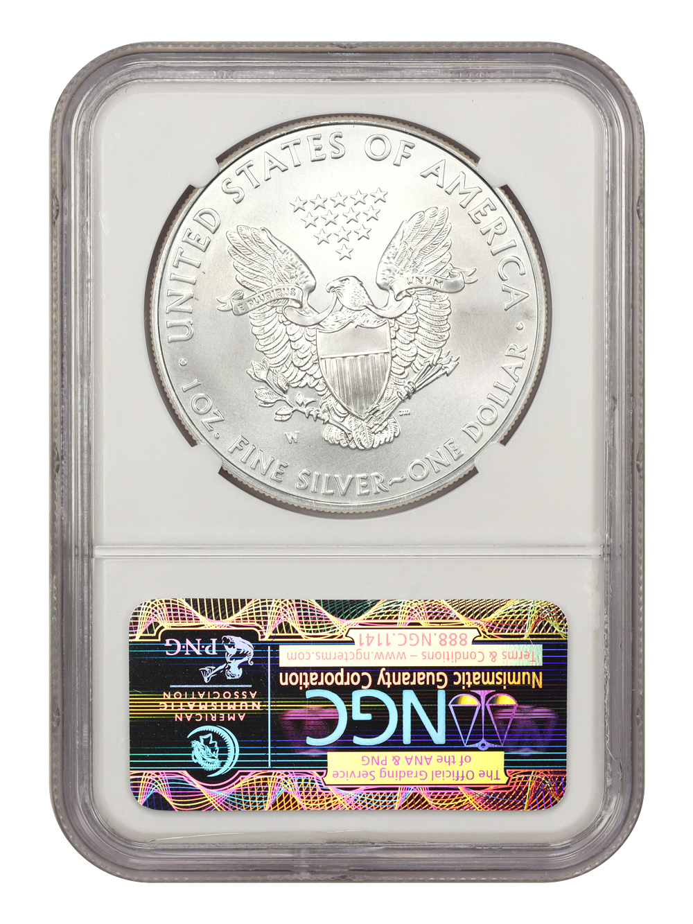 image for: 2011-W Silver Eagle $1 NGC MS70 (25th Anniversary Set  Early Releases)