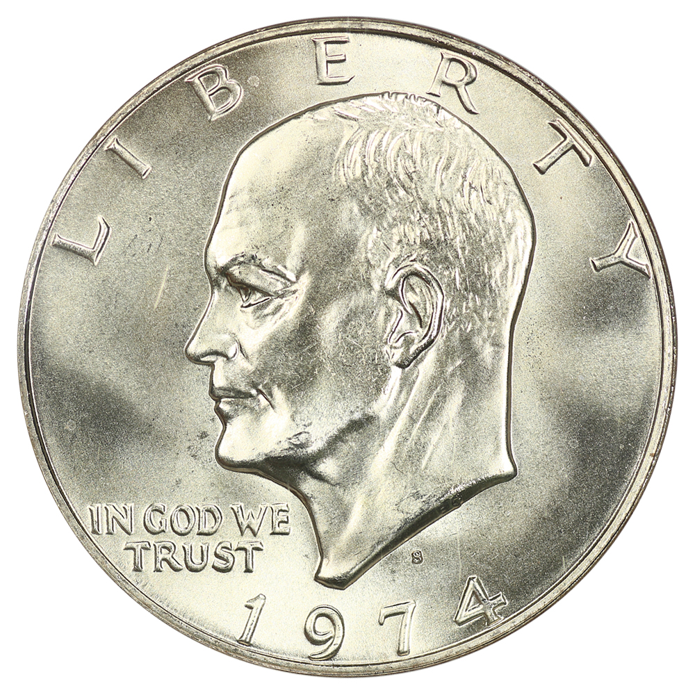 1974-S $1 NGC MS67 (Silver)