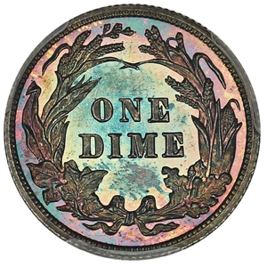 image for: 1904 10c PCGS/CAC Proof 66 CAM ex: D.L. Hansen