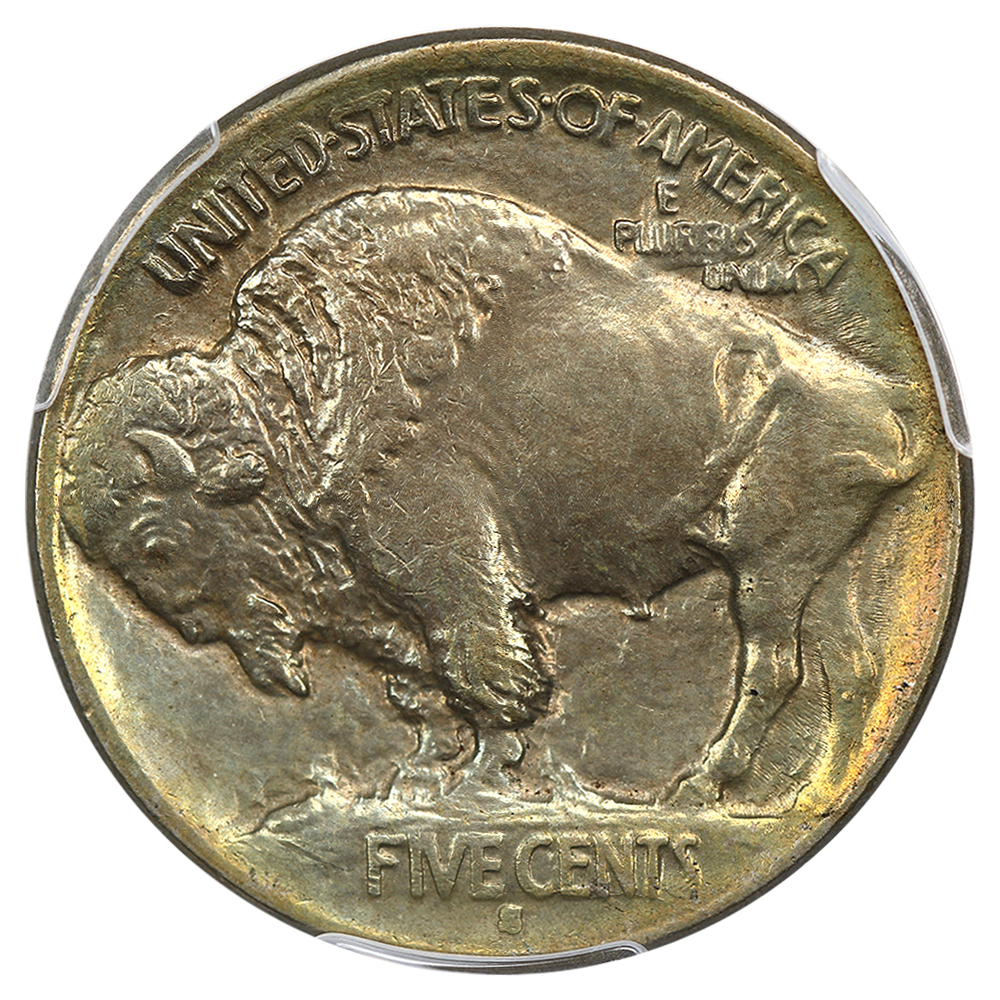1913-S 5c Buffalo, Type 1 AU50 thumbnail 2