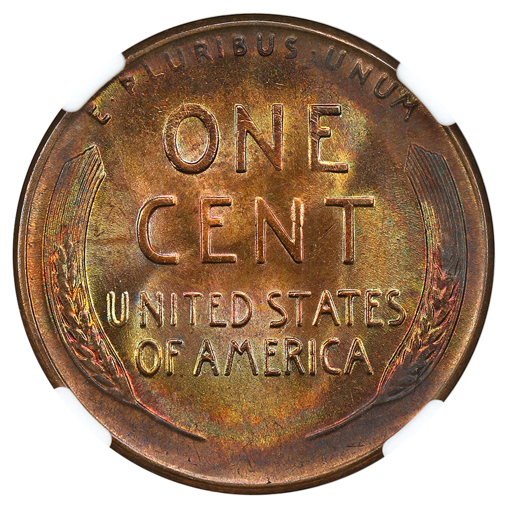 1958-D 1c MS RD MS65 RD CAC thumbnail 2