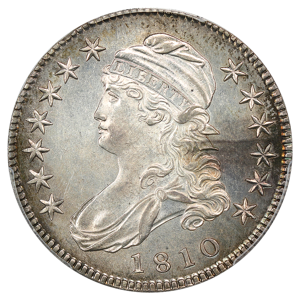 1810 50c PCGS UNC Details (Cleaned)