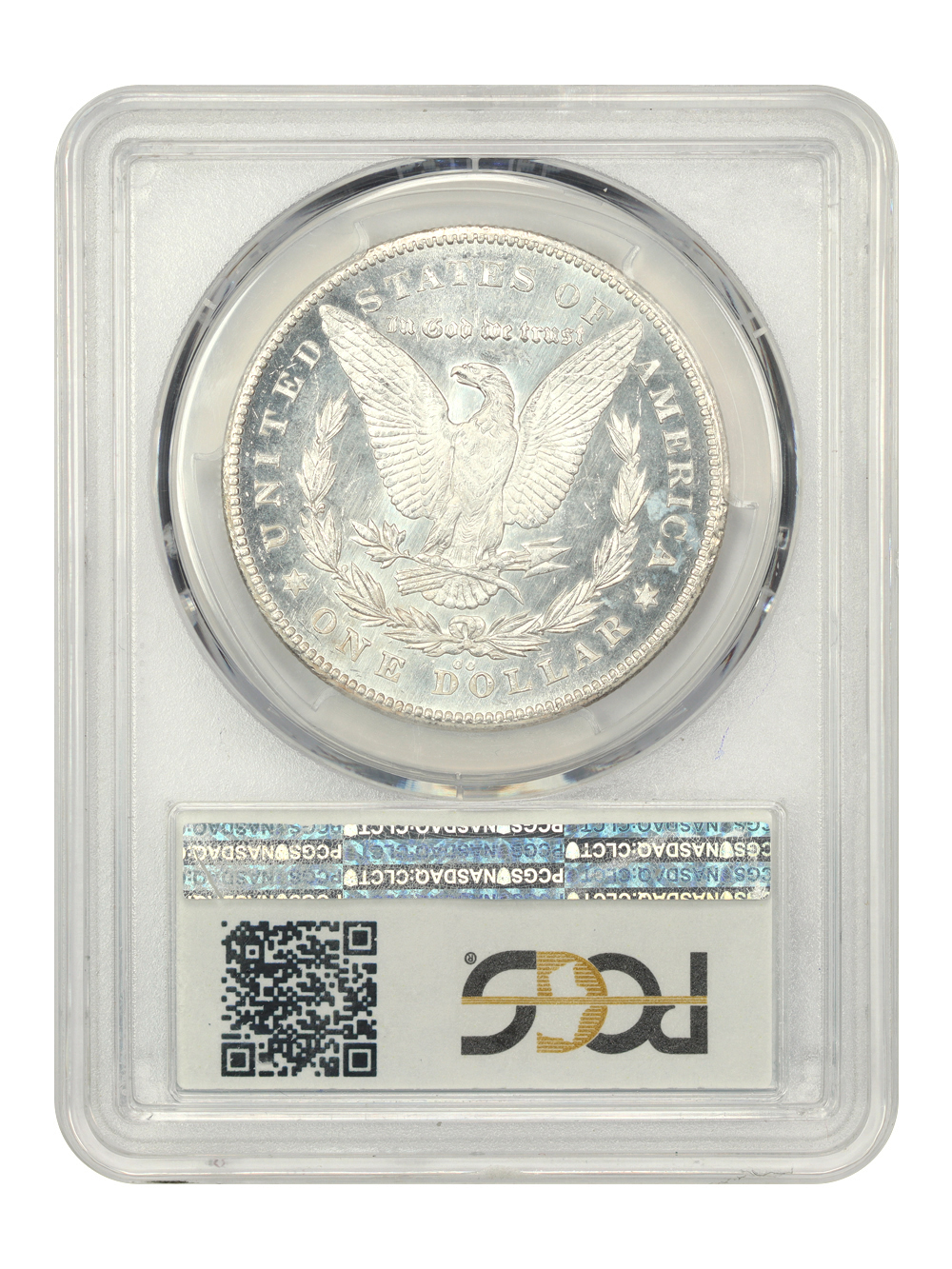 image for: 1878-CC $1 PCGS MS64 PL (VAM-11  Lines in Wing)