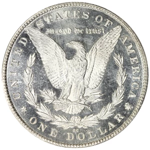 image for: 1880-CC $1 PCGS MS64 DMPL (8/Low 7)
