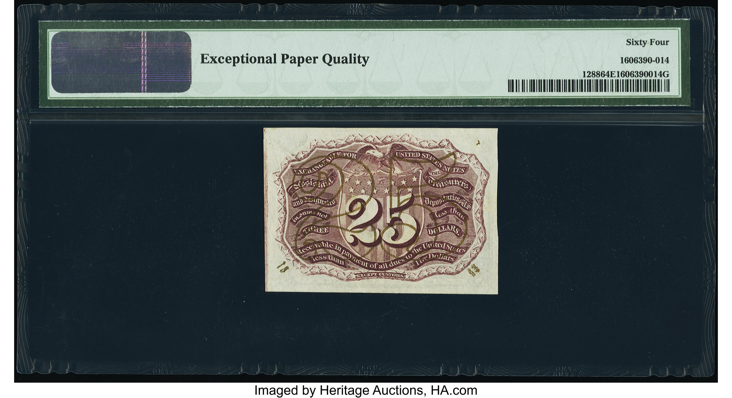 image for: Fr. 1288 25¢ Second Issue PMG Choice Uncirculated 64 EPQ....