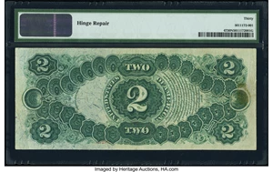 image for: Fr. 47 $2 1875 Legal Tender PMG Very Fine 30 Net....