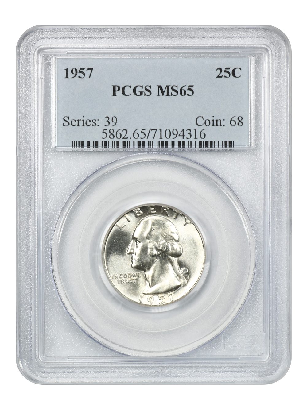 1957 25c MS65 CAC thumbnail 17