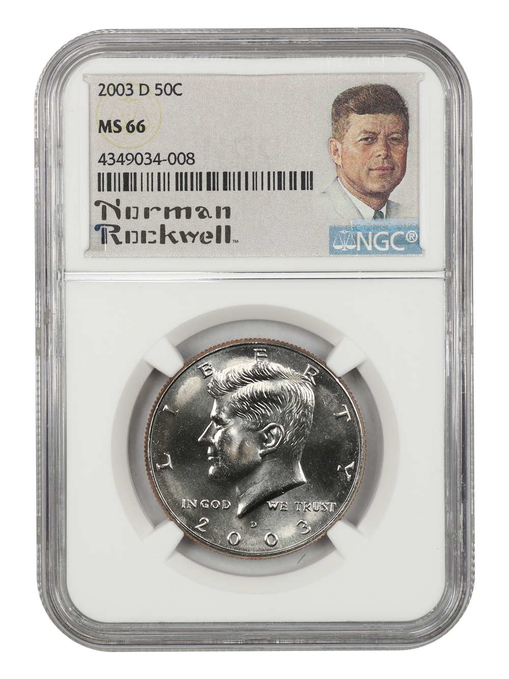 image for: 2003-D 50c NGC MS66