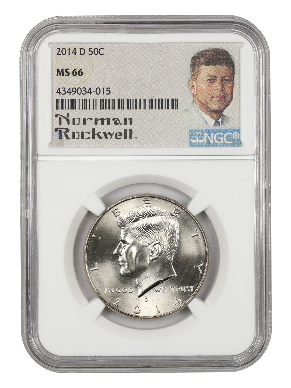 image for: 2014-D 50c NGC MS66