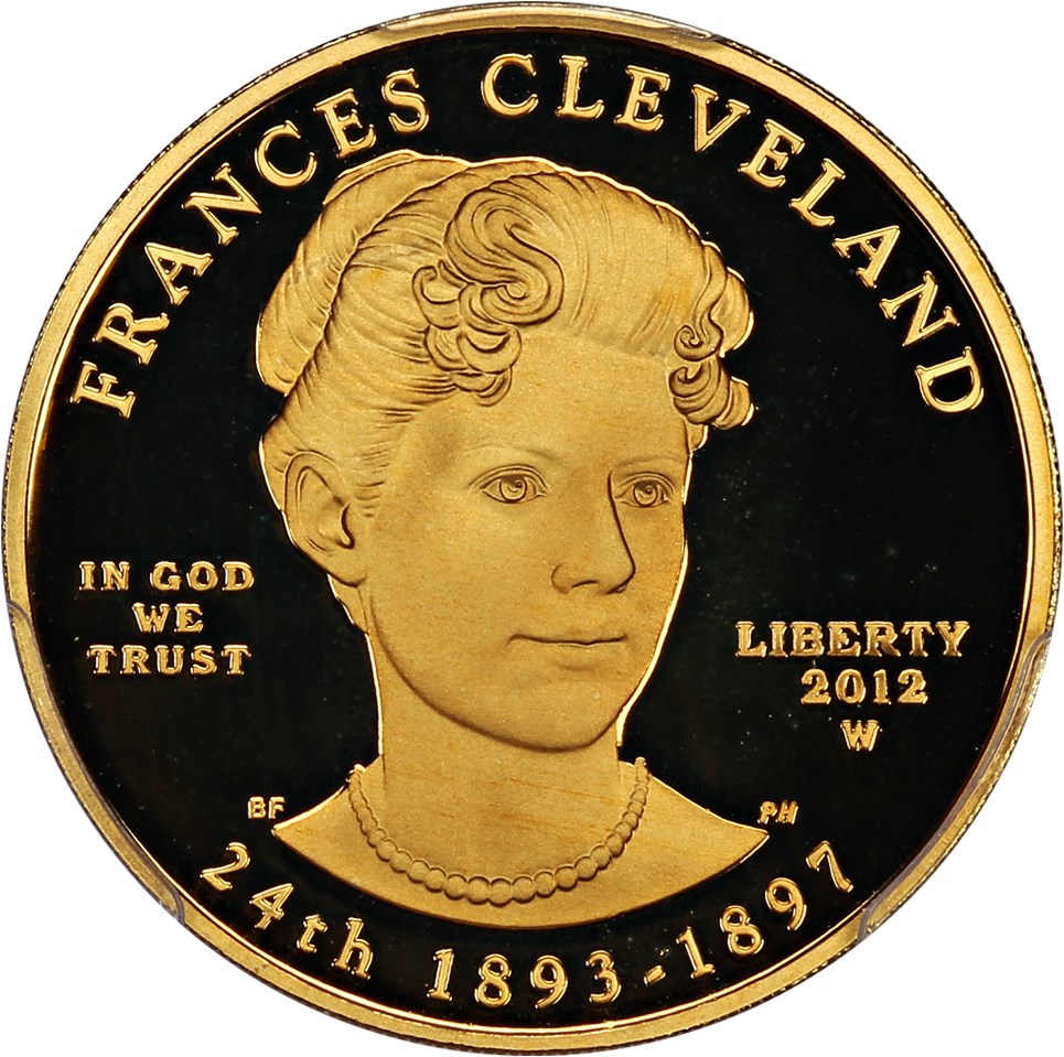 image for: 2012-W Frances Cleveland Term 2 $10 PCGS Proof 69 DCAM (First Strike)