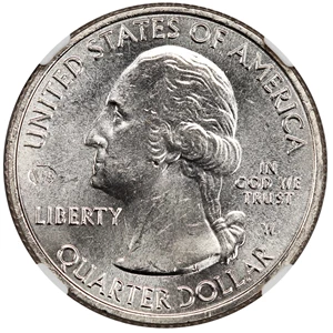 image for: 2020-W American Samoa 25c NGC MS65 (First Release WWII Privy Mark)