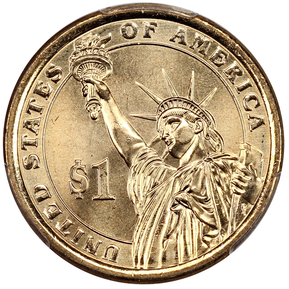 image for: 2008-D John Q. Adams $1 PCGS MS66 (Position A)