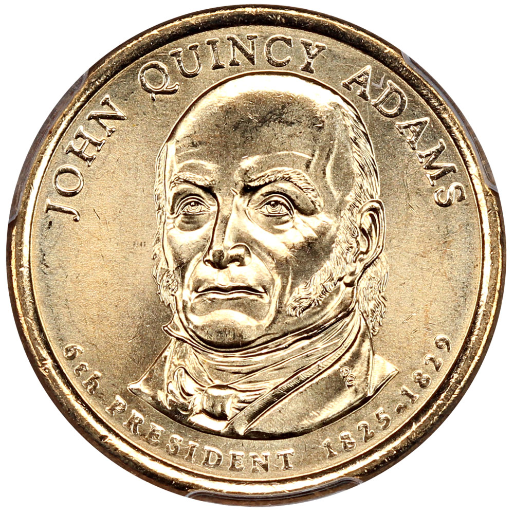 image for: 2008-D John Q. Adams $1 PCGS MS66 (Position A)