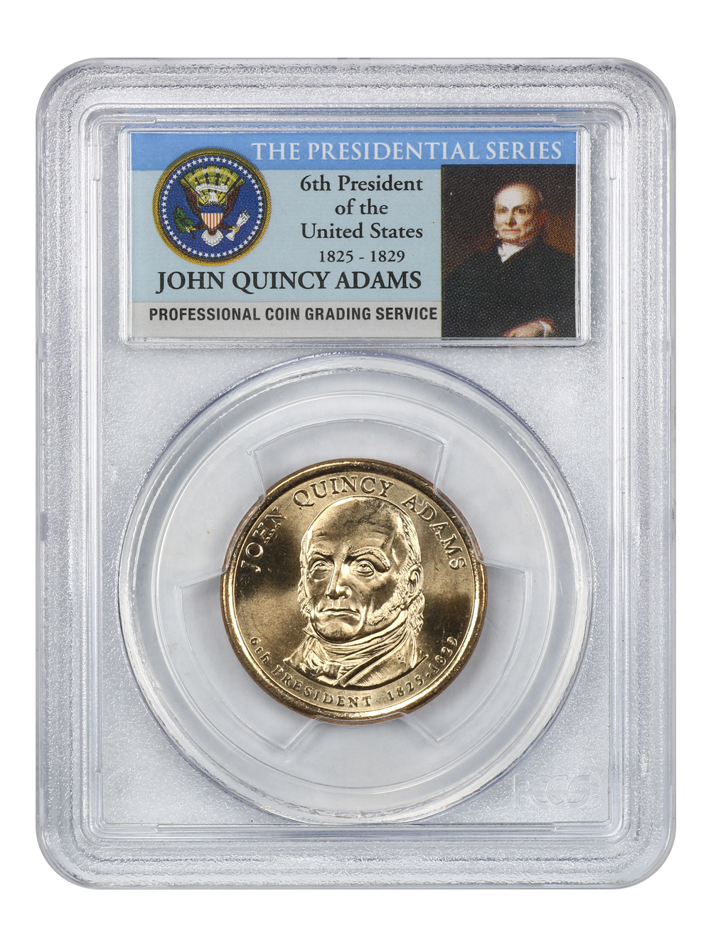 image for: 2008-D John Q. Adams $1 PCGS MS66 (Position A)