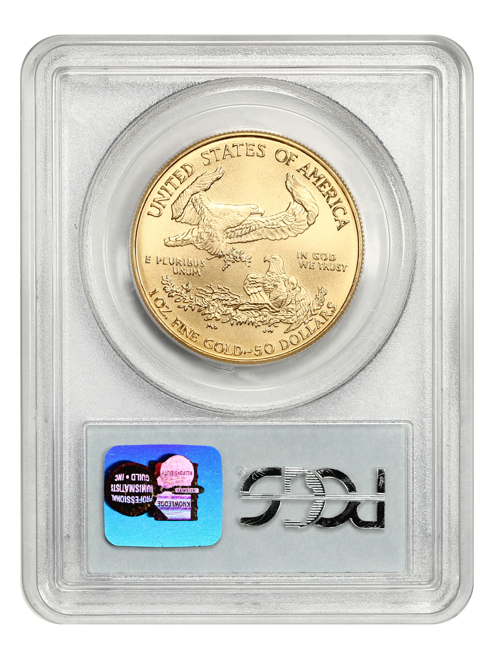 image for: 2004 Gold Eagle $50 PCGS MS69