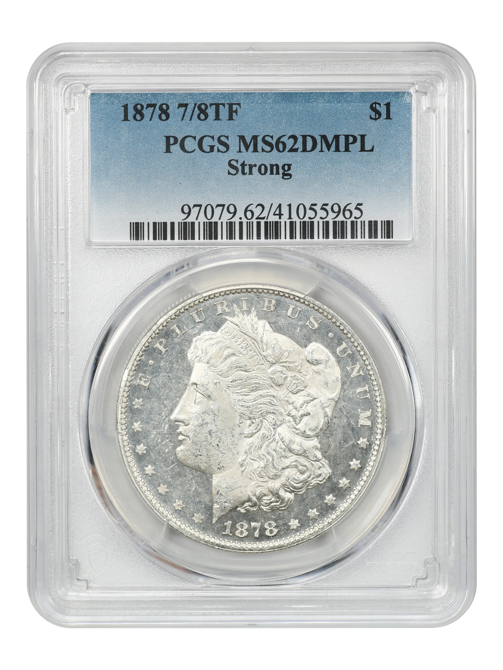 1878 7/8TF $1  Strong MS DMPL MS62 DMPL thumbnail 5
