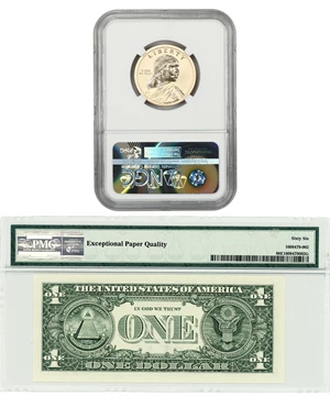 image for: 2015 Coin and Currency Set: NGC/PMG SP70/MS66EPQ Enhanced Finish (Early Releases)