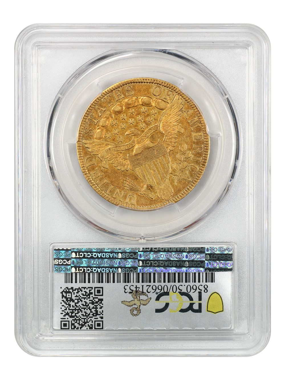 image for: 1798/7 $10 PCGS AU50 (9x4 Stars) ex: D.L. Hansen