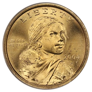 image for: 2004-P $1 PCGS MS65