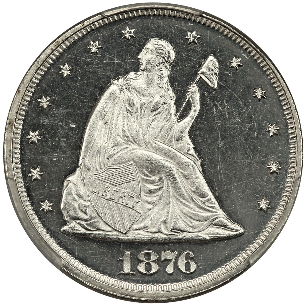 image for: 1876 20c PCGS Proof 64 DCAM