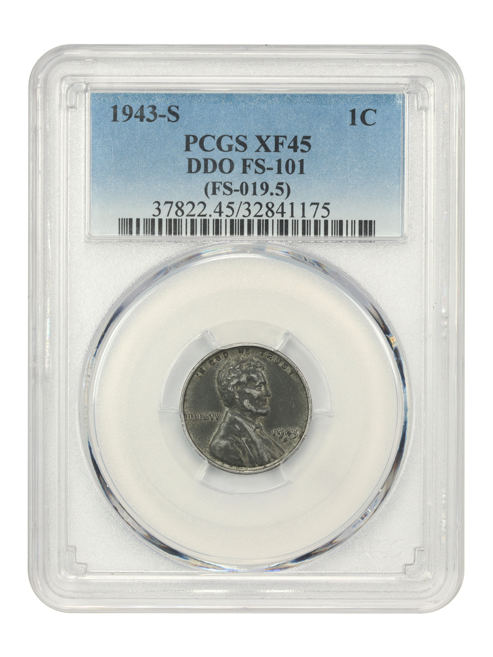 1943-S 1c Steel VF25 CAC thumbnail 11