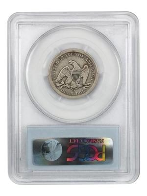 image for: 1856-S/S 25c PCGS VG-08 (Large/Small S)