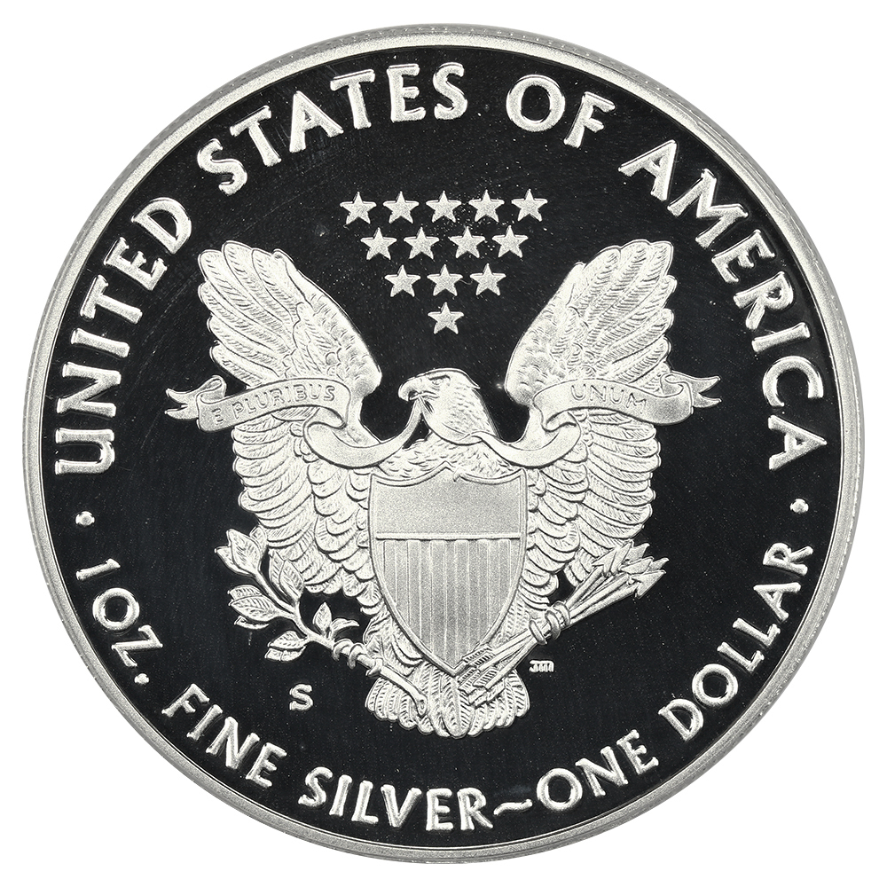 image for: 2017-S Silver Eagle $1 PCGS PR70 DCAM (First Strike  Congratulations Set)