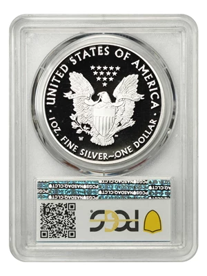 image for: 2016-W Silver Eagle $1 PCGS PR70DCAM (30th Anniversary LE Congratulations Set)
