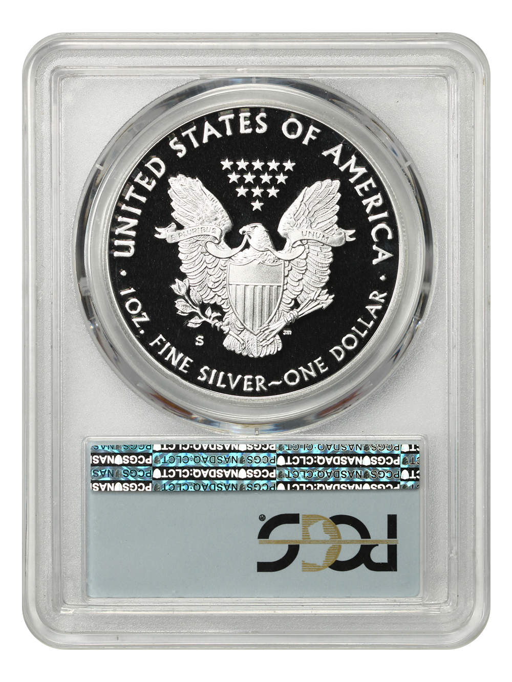 image for: 2017-S Silver Eagle $1 PCGS PR70 DCAM (First Day of Issue  Congratulations Set)