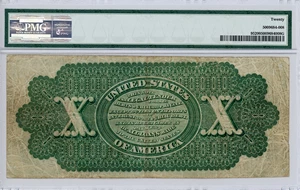 image for: FR. 95 1863 $10 Seal Type 2 PMG Very Fine 20