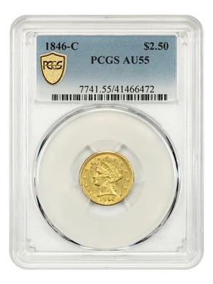 image for: 1846-C $2 1/2 PCGS AU55