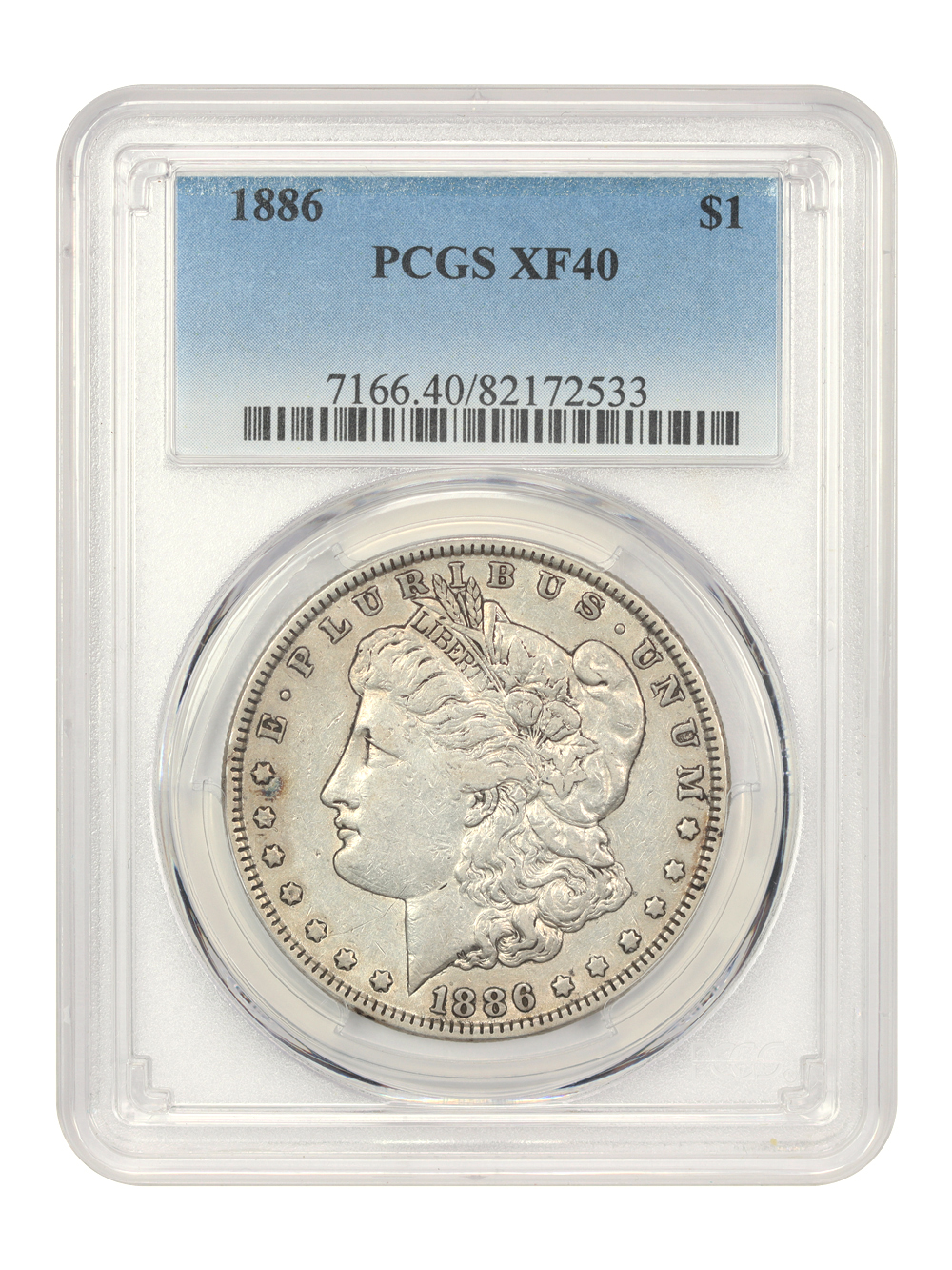 1886 $1 AG3 CAC thumbnail 5