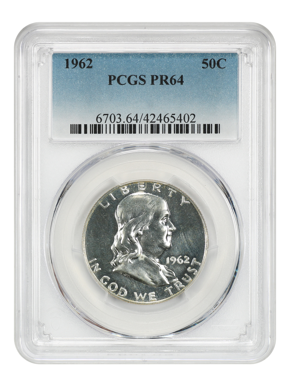 1962 50c AU53 CAC thumbnail 16