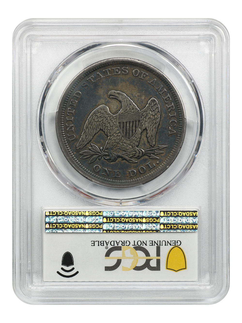 1842 $1 MS60 CAC thumbnail 4