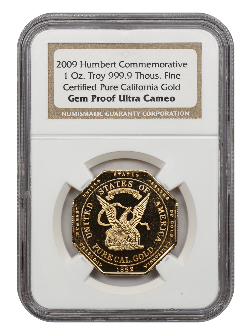 image for: 2009 Humbert Commemorative Restrike Gem Proof UCAM