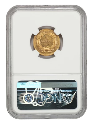 image for: 1867 $3 NGC AU58
