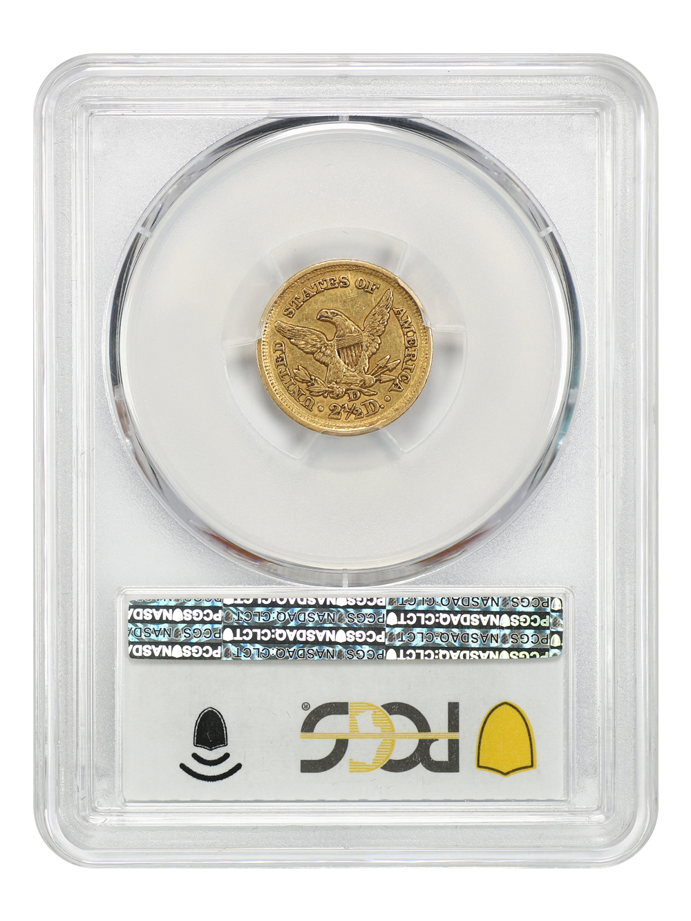 image for: 1852-D $2 1/2 PCGS AU53