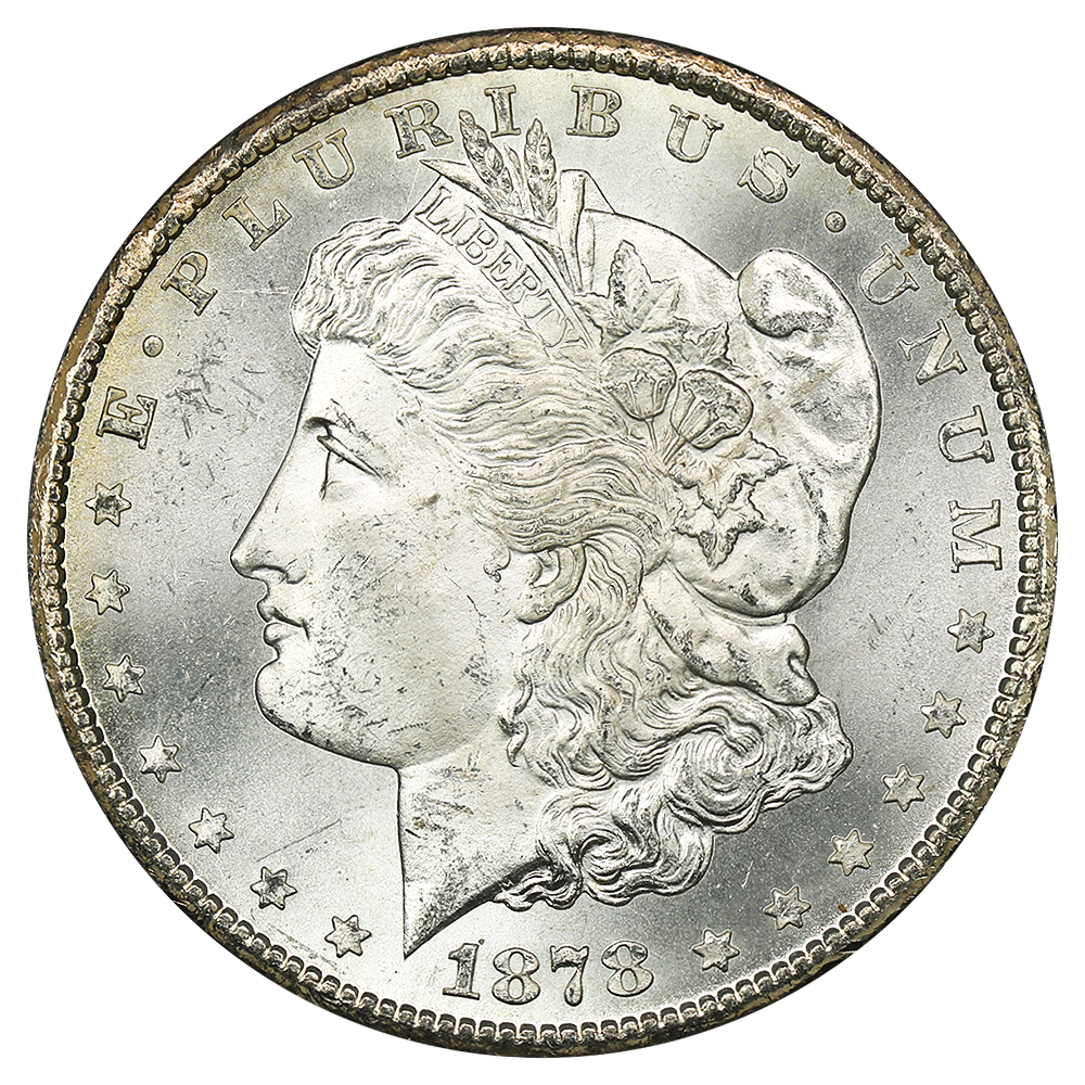 1878-CC $1 NGC/GSA MS65 (with Box and COA)