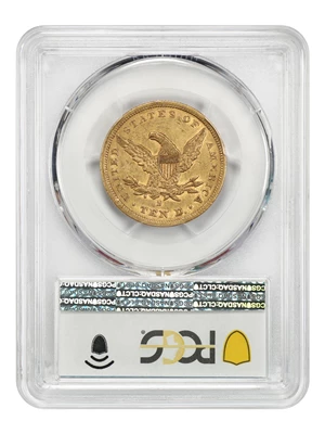 image for: 1863-S $10 PCGS/CAC AU53