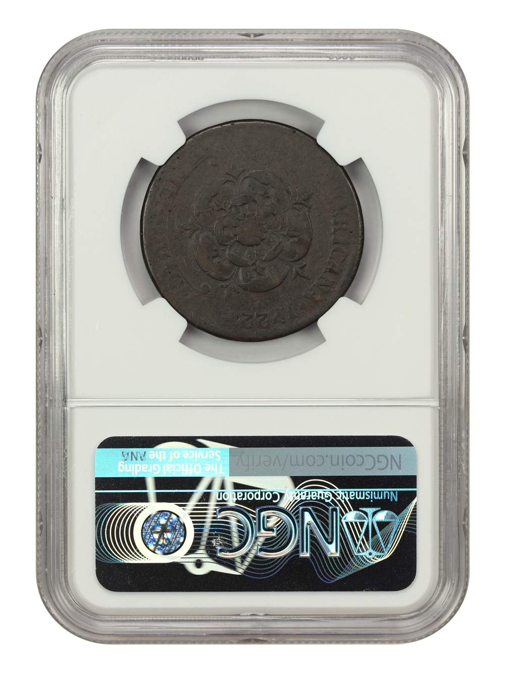 image for: 1722 Rosa Americana 2 Pence NGC VG-08 (No Period)