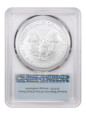 image for: 2019-W Silver Eagle $1 PCGS SP70 (Burnished First Strike)
