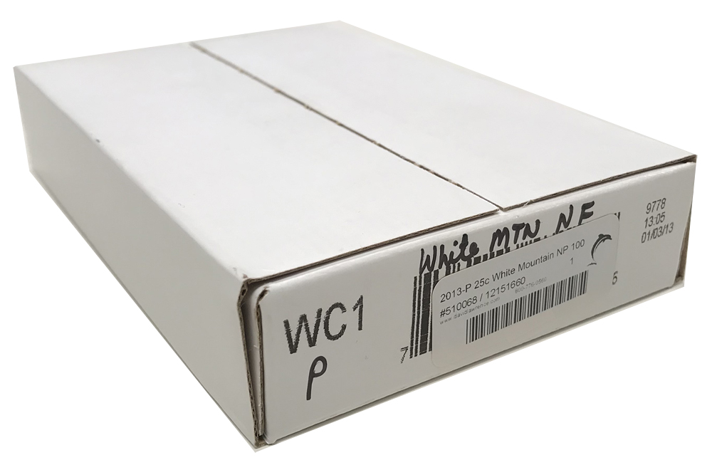 image for: 2013-P 25c White Mountain NP 100 Coin Bag in Mint Box ($25 Bag)