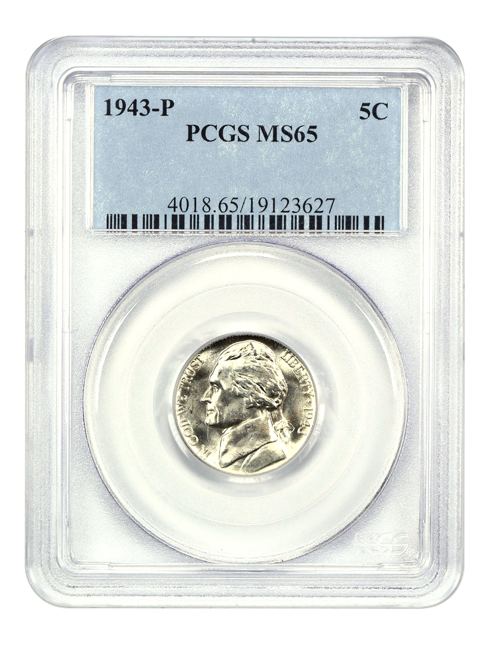 1943-P 5c Silver MS61 CAC thumbnail 25