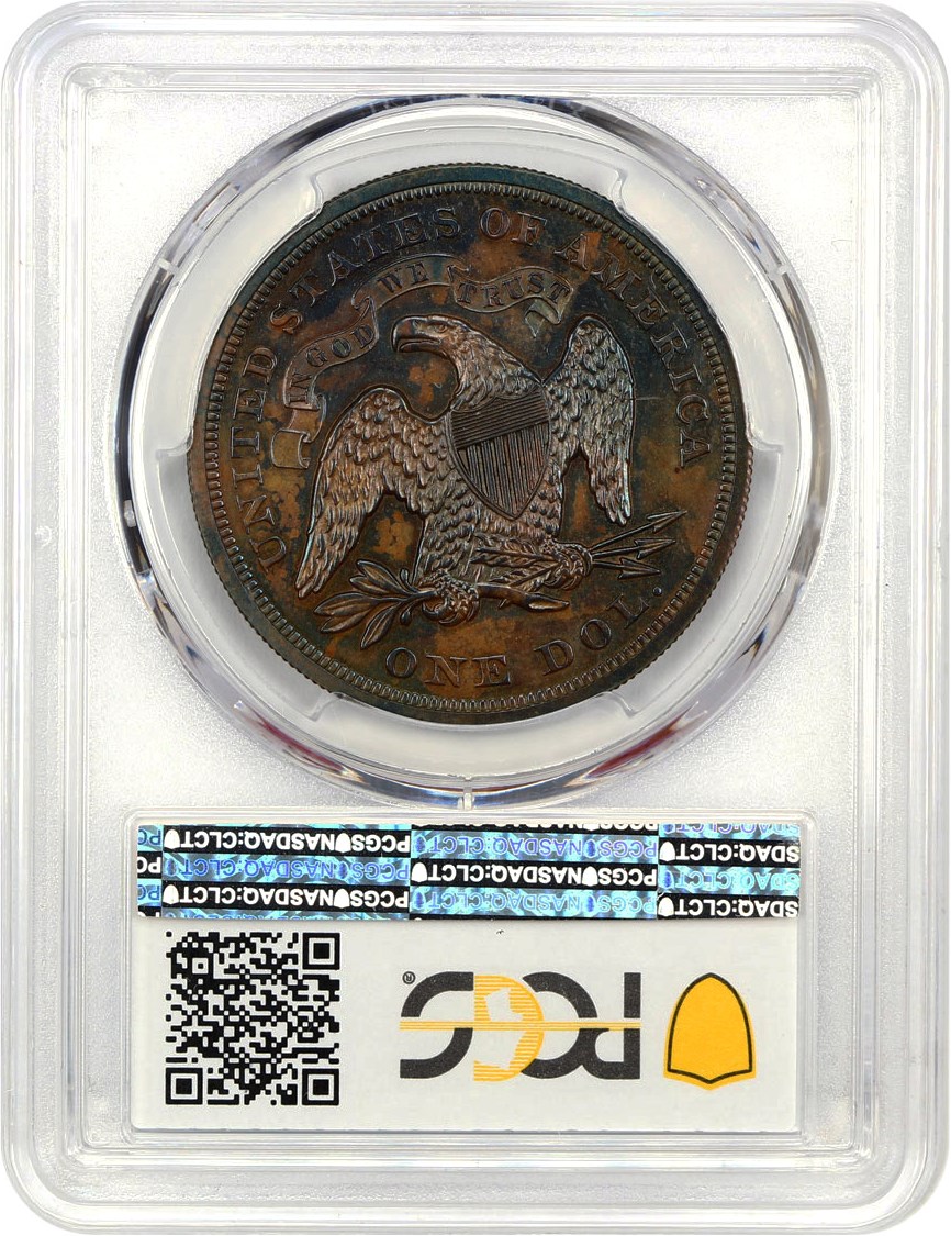 image for: Pattern: 1870 P$1 PCGS Proof 64 BN (J-1004)