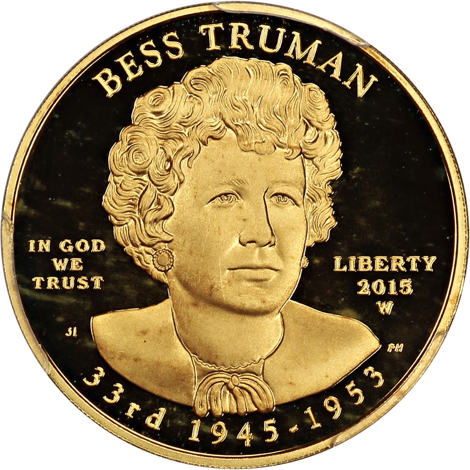 image for: 2015-W Bess Truman $10 PCGS Proof 69 DCAM (First Strike)