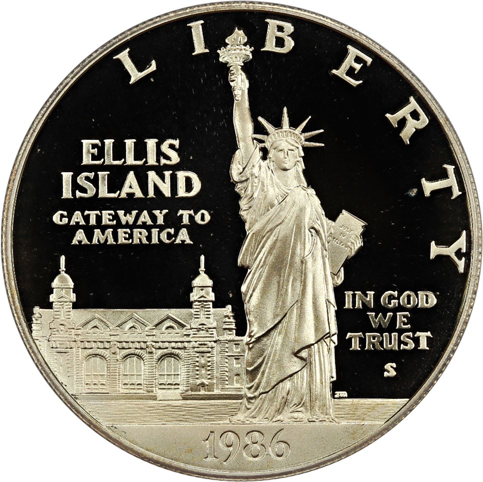 1986-S Statue Liberty $1 PCGS Proof 69 DCAM