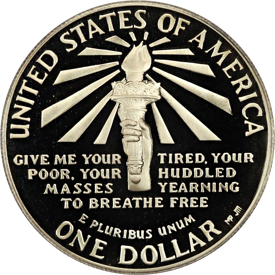 1986-S S$1 Statue of Liberty PR DCAM PR69 DCAM thumbnail 14